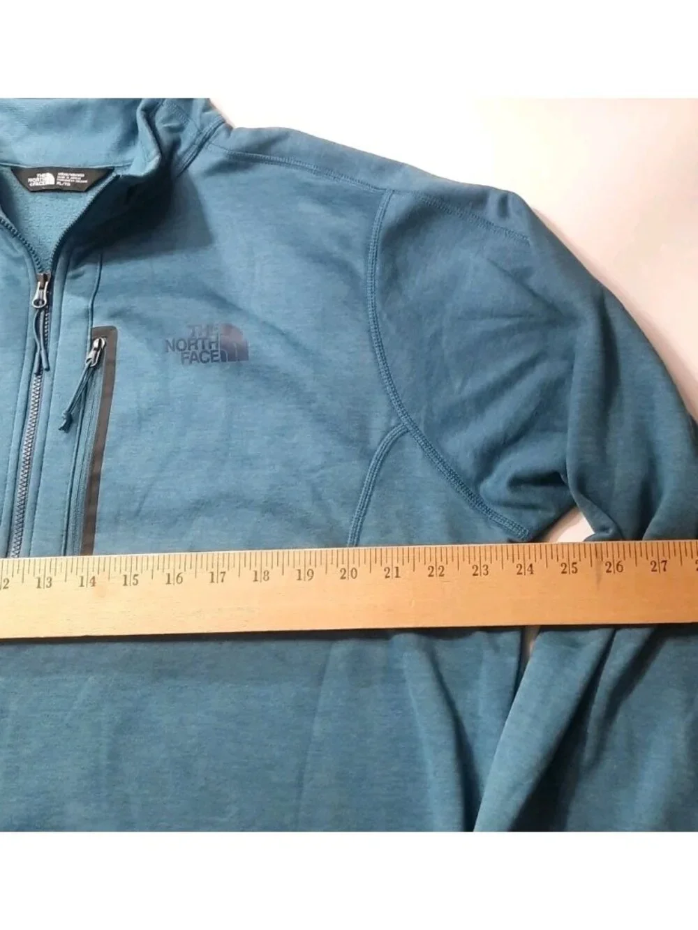 The North Face Jacket Mens Size XL Canyonland Half Zip Pullover Aqua Blue Fleece